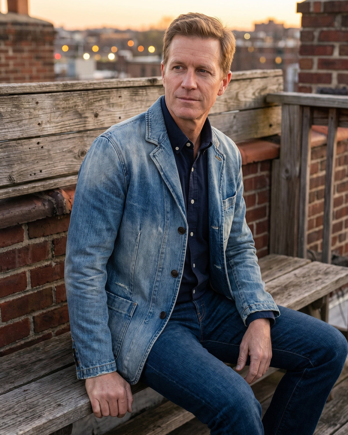 Carson Cotton Blazer