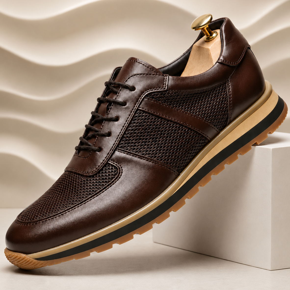 Beckett Cowhide Leather Sneakers