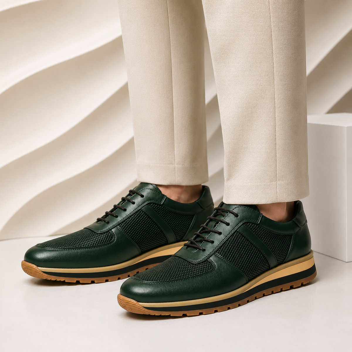 Beckett Cowhide Leather Sneakers