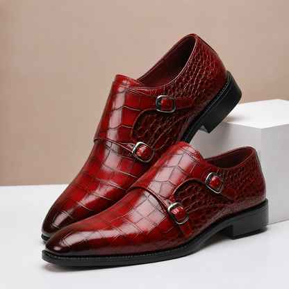 Wesley Embossed Leather Shoes
