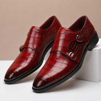 Wesley Embossed Leather Shoes