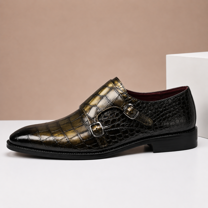 Wesley Embossed Leather Shoes