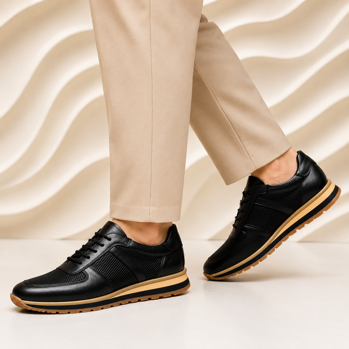 Beckett Cowhide Leather Sneakers