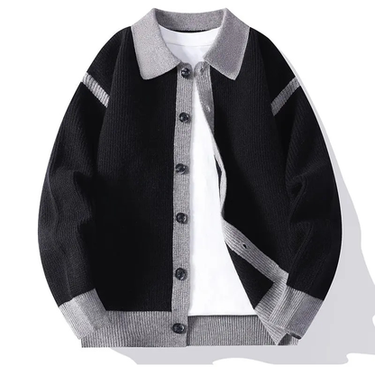 Westbridge Varsity Knit Cardigan