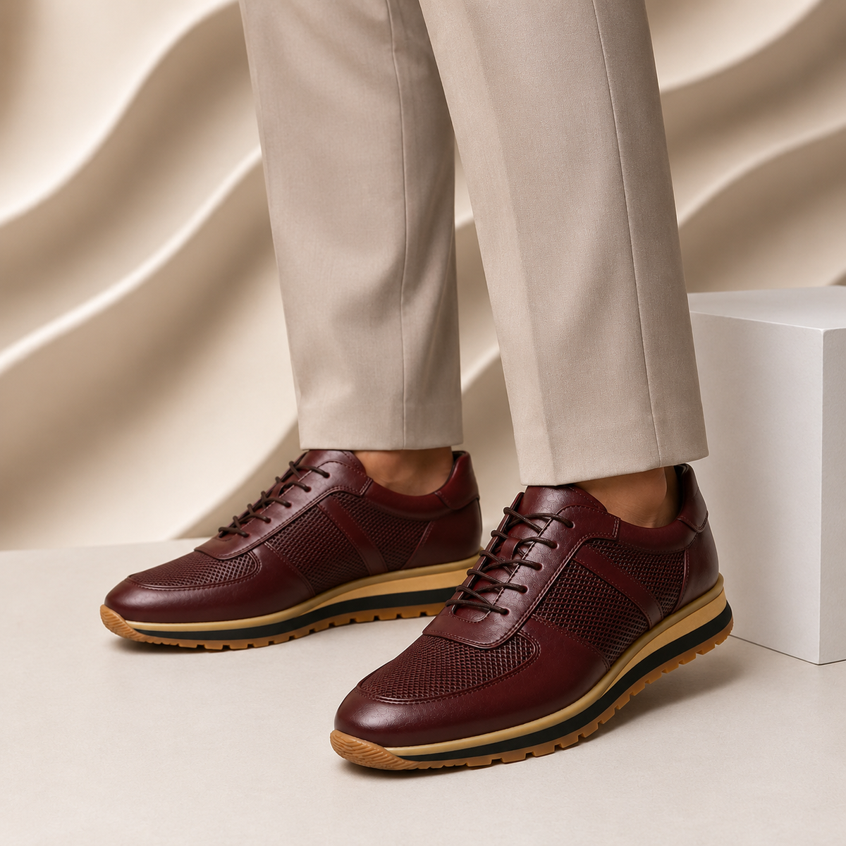 Beckett Cowhide Leather Sneakers