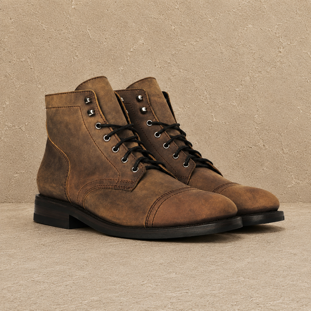 Sawyer Cap-Toe Leather Boots
