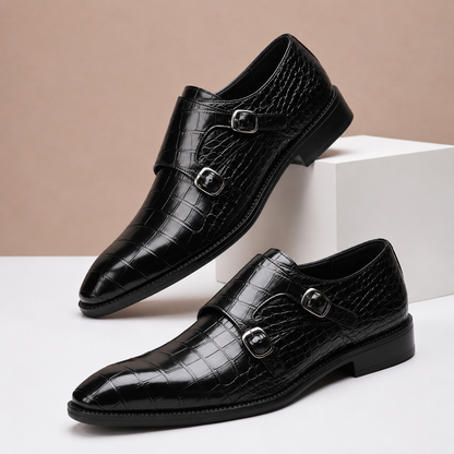 Wesley Embossed Leather Shoes