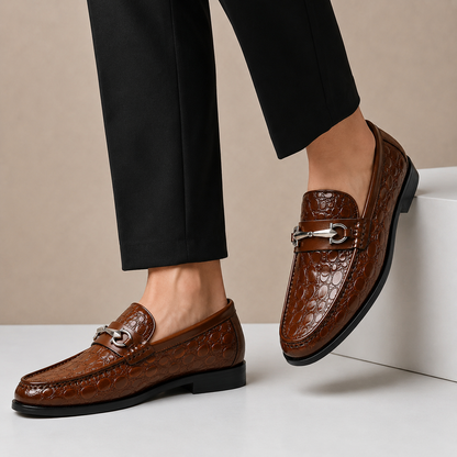 Hayes Cowhide Leather Loafers