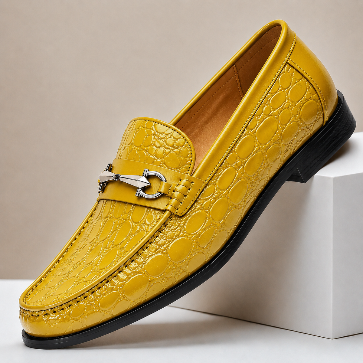 Hayes Cowhide Leather Loafers