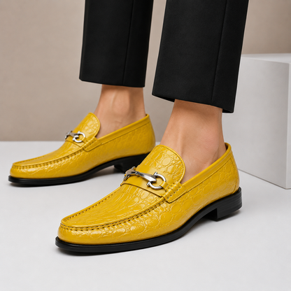 Hayes Cowhide Leather Loafers