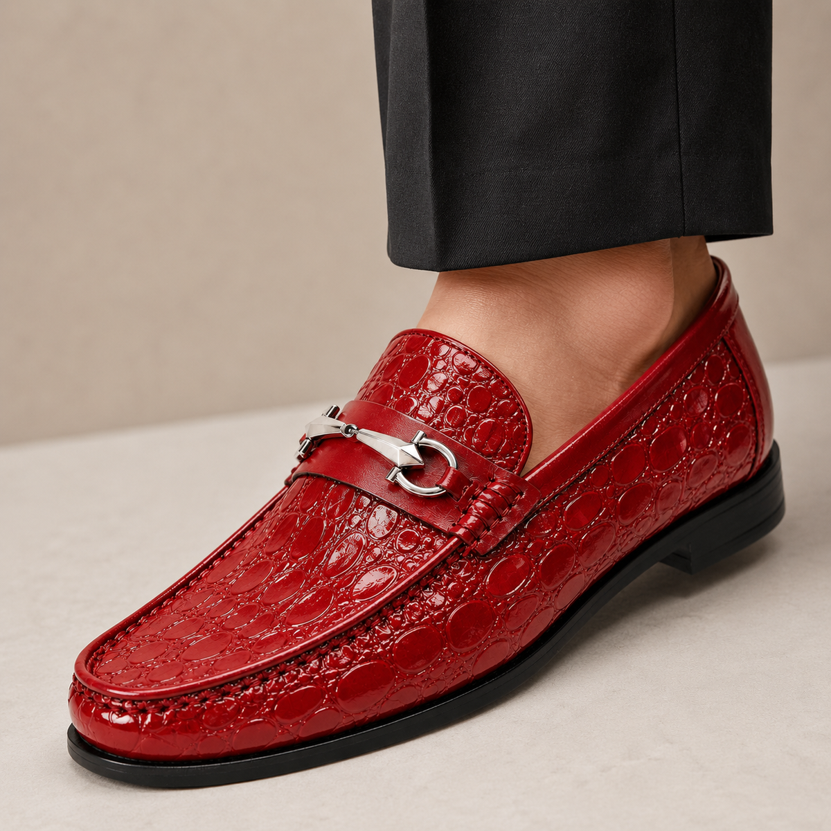 Hayes Cowhide Leather Loafers