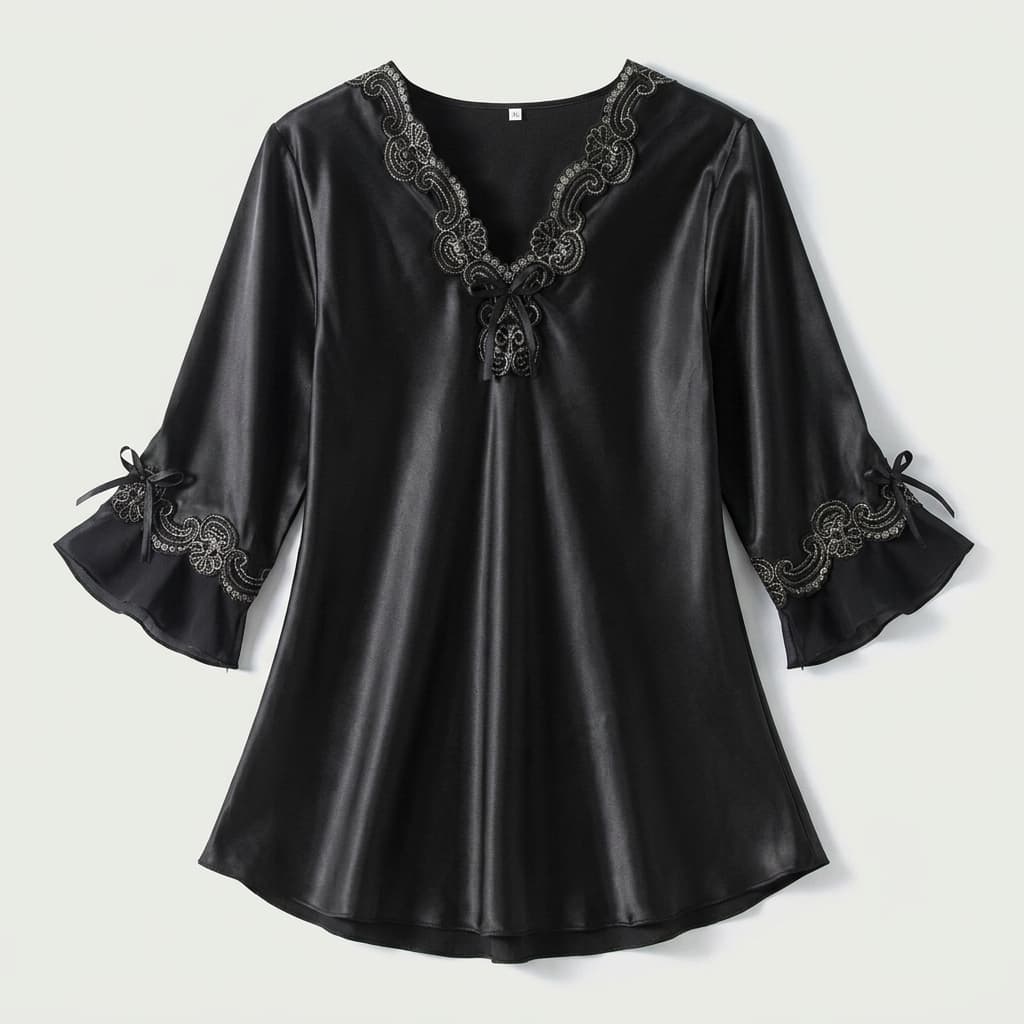 Poppy Satin Pajama Set
