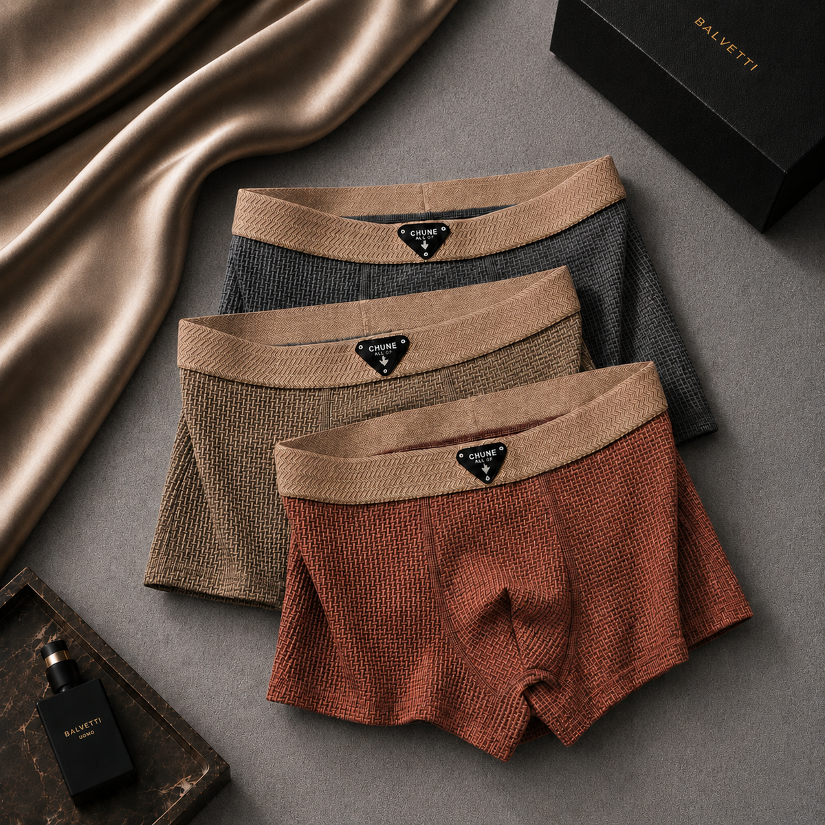 Landon Ice Silk Boxer Briefs