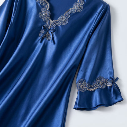 Poppy Satin Pajama Set
