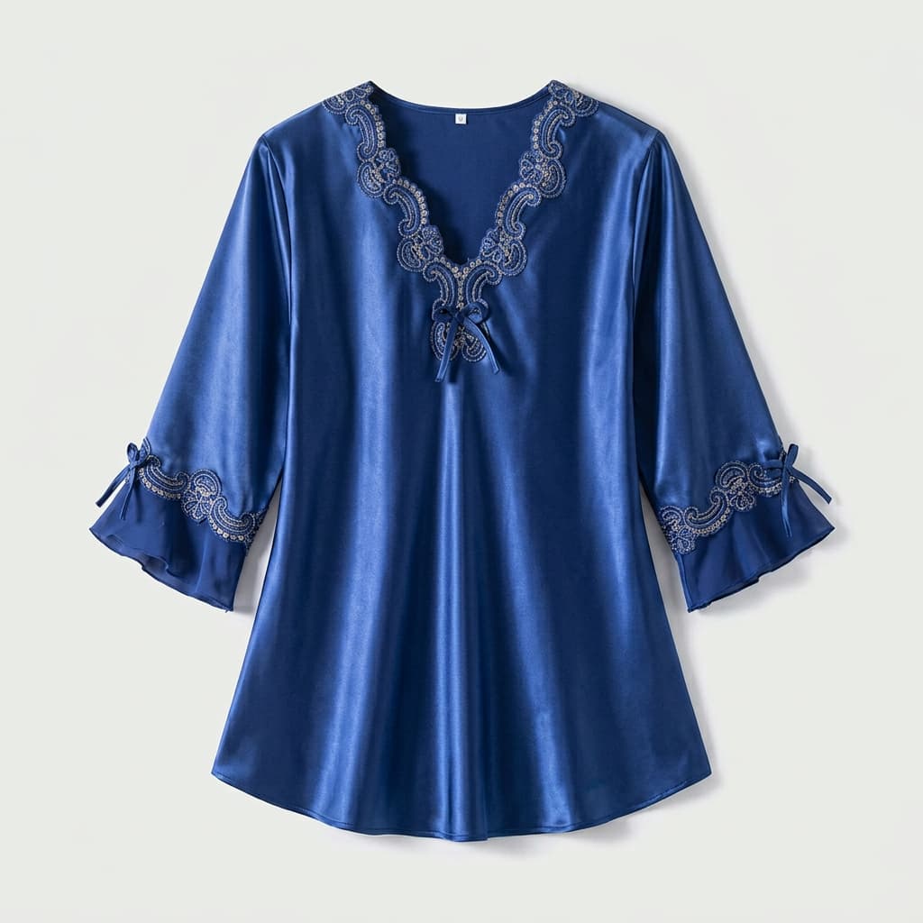 Poppy Satin Pajama Set
