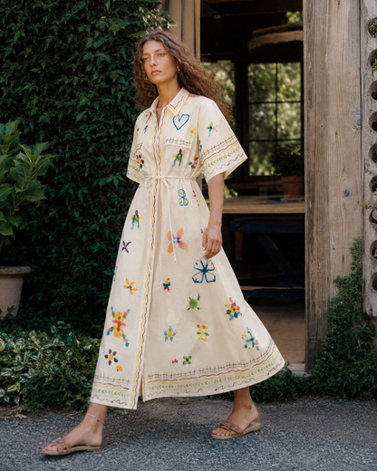 Hattie Belted Shirt Dress
