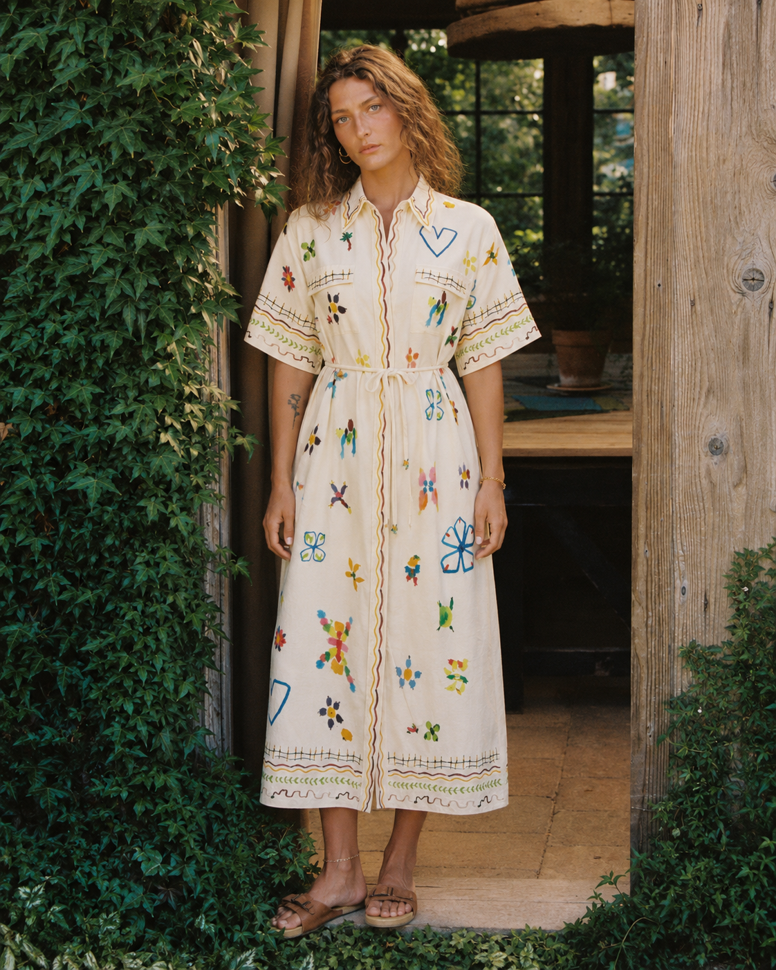 Hattie Belted Shirt Dress