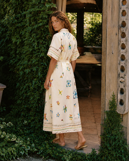 Hattie Belted Shirt Dress