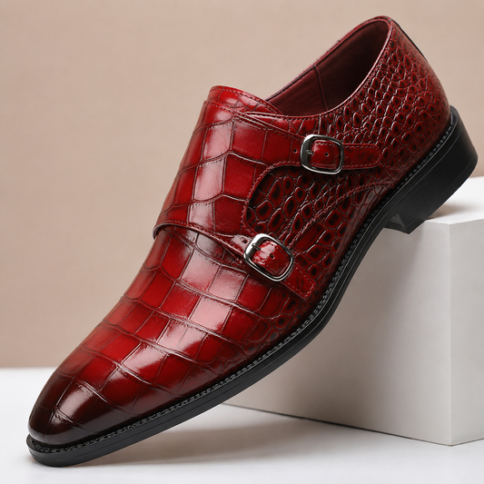 Wesley Embossed Leather Shoes