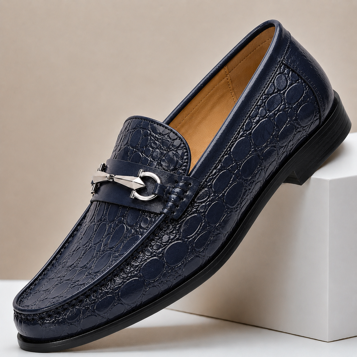 Hayes Cowhide Leather Loafers