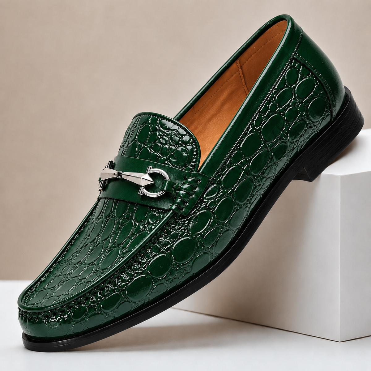 Hayes Cowhide Leather Loafers