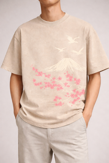 Zen Washed Cotton Tee