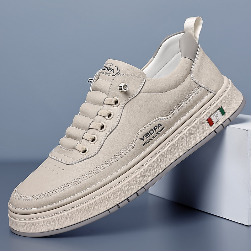 Halston Leather Sneakers