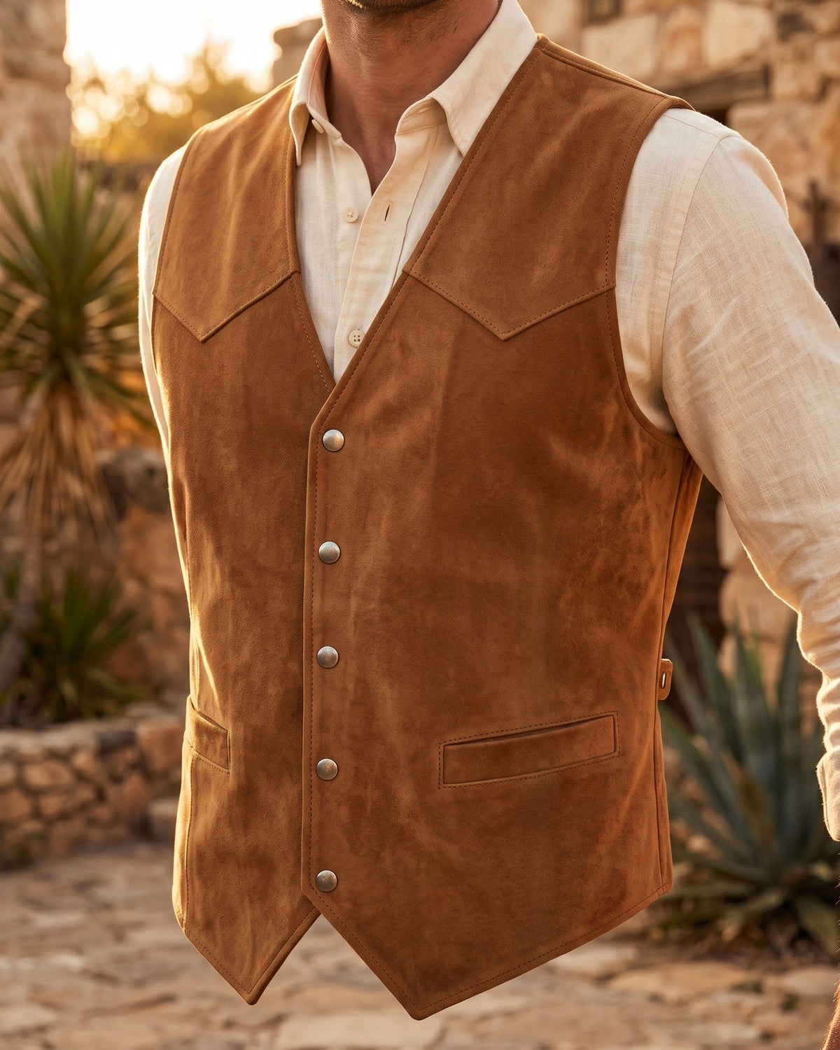 Everett Suede Vest