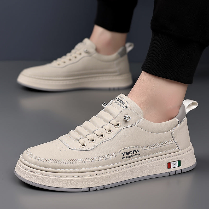 Halston Leather Sneakers