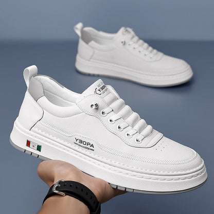 Halston Leather Sneakers