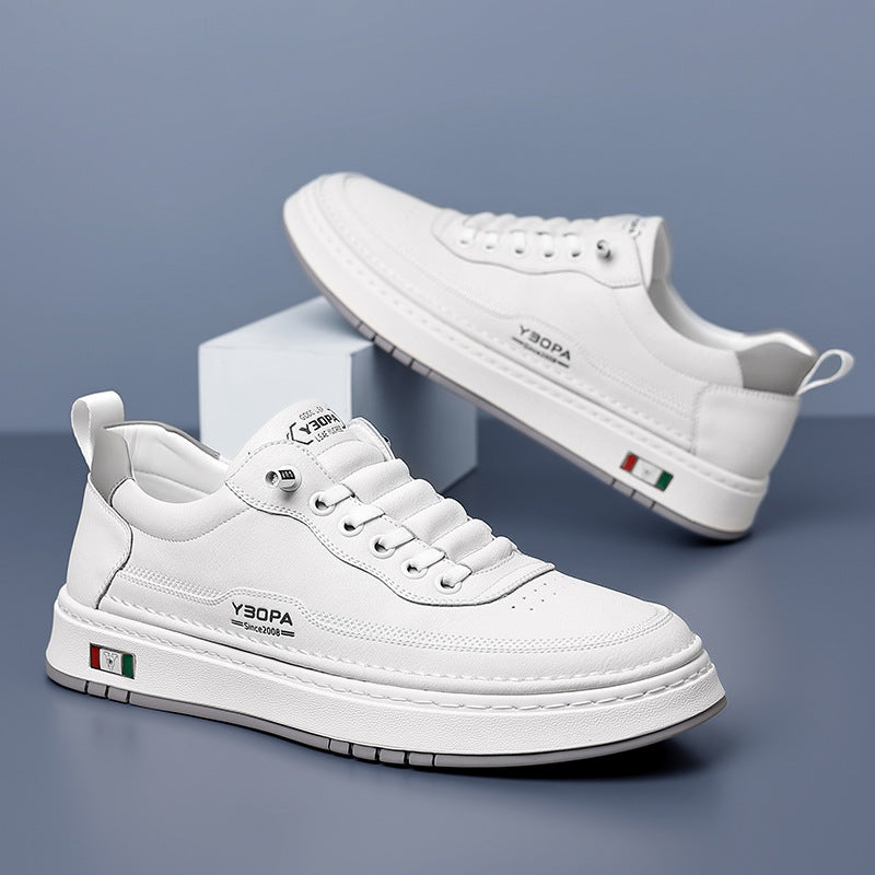 Halston Leather Sneakers