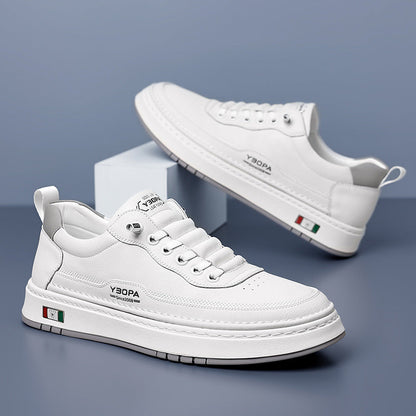 Halston Leather Sneakers