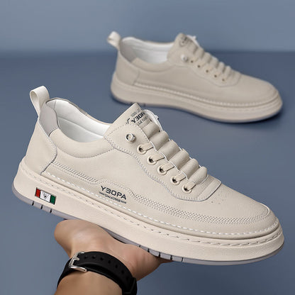 Halston Leather Sneakers