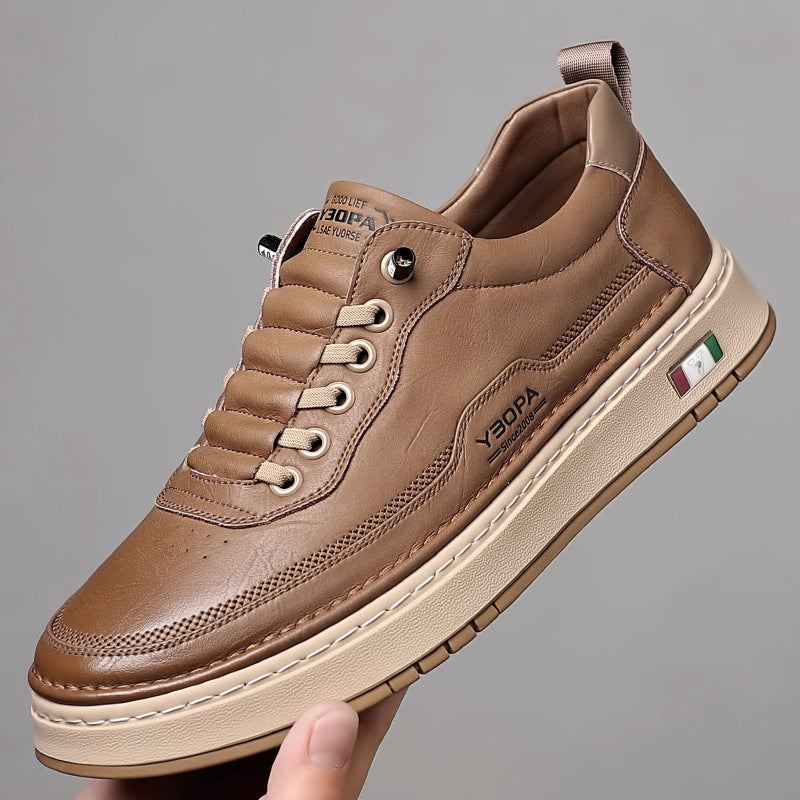 Halston Leather Sneakers