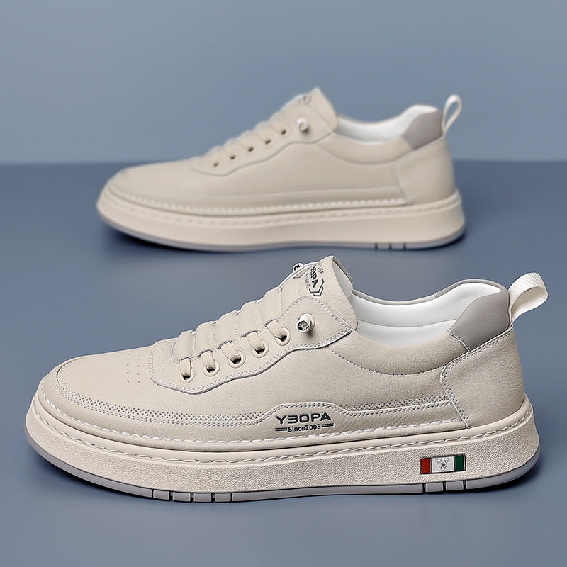 Halston Leather Sneakers