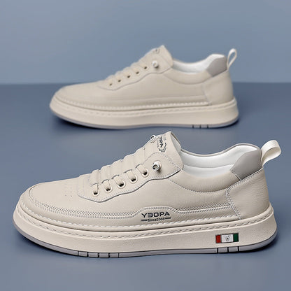 Halston Leather Sneakers