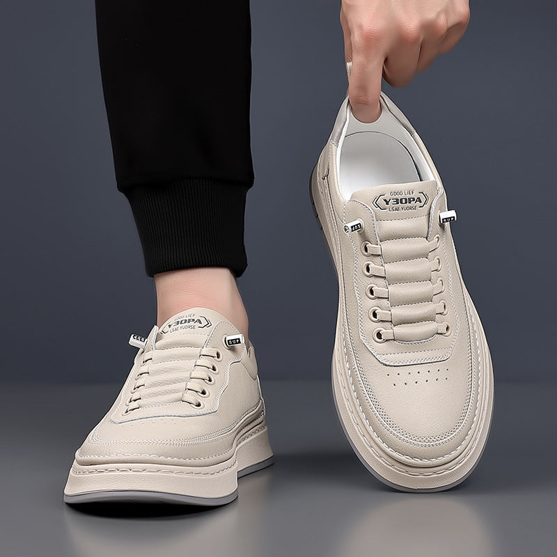 Halston Leather Sneakers