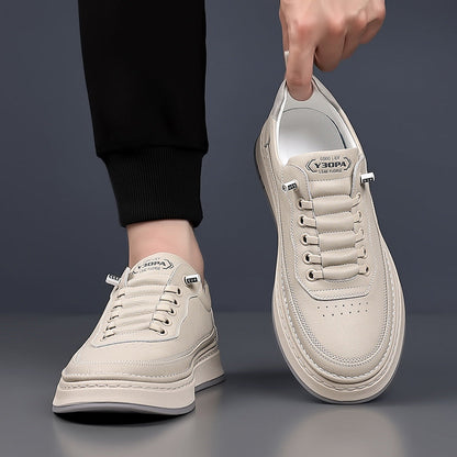 Halston Leather Sneakers