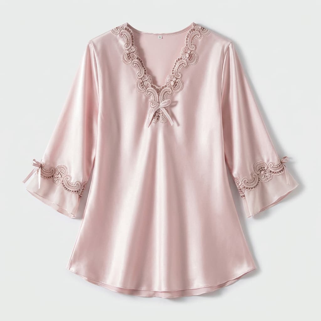 Poppy Satin Pajama Set