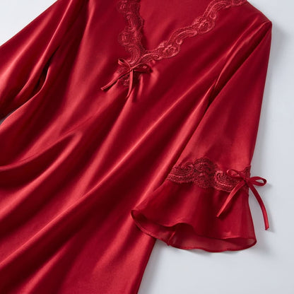 Poppy Satin Pajama Set