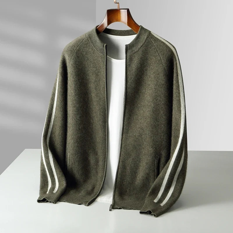Callen Merino Stripe Cardigan