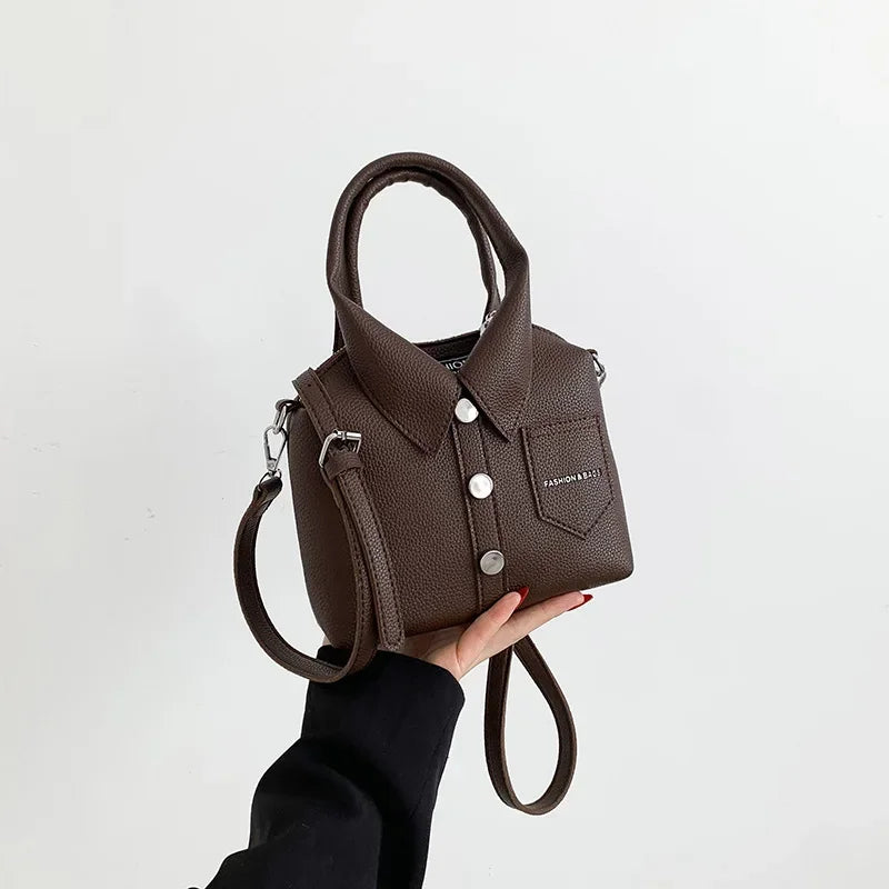 Presley Collared Leather Bag