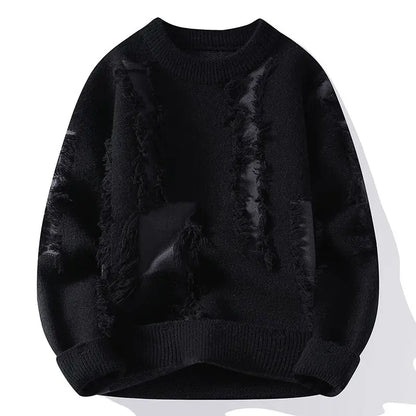 Apex Distressed Crew Sweater