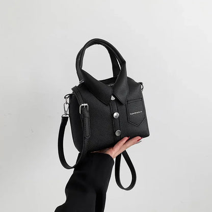 Presley Collared Leather Bag