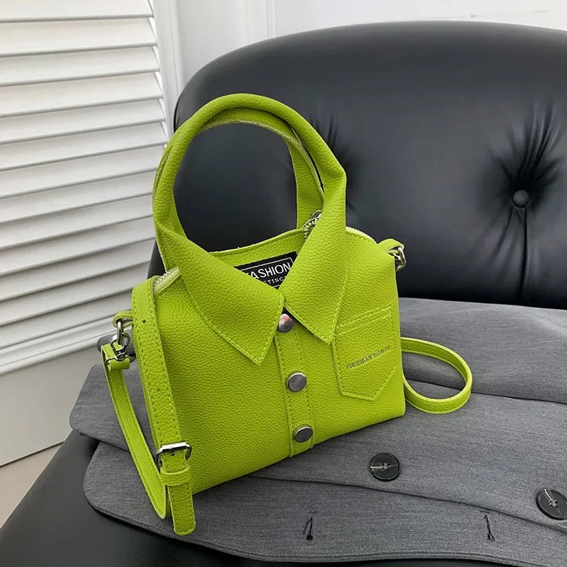 Presley Collared Leather Bag