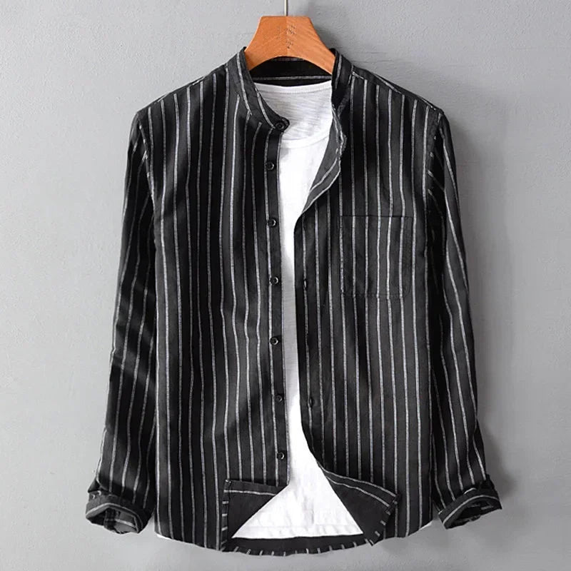Erminio Striped Cotton Shirt