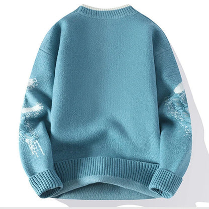 Layton Distressed Crewneck Sweater