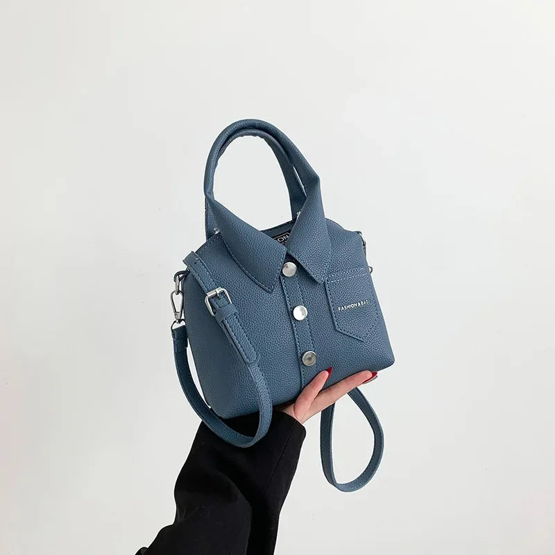 Presley Collared Leather Bag