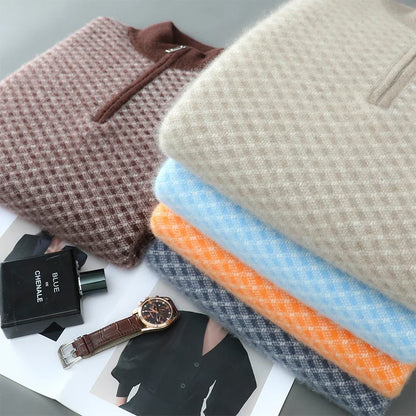 Ellis Merino Quarter-Zip Cardigan