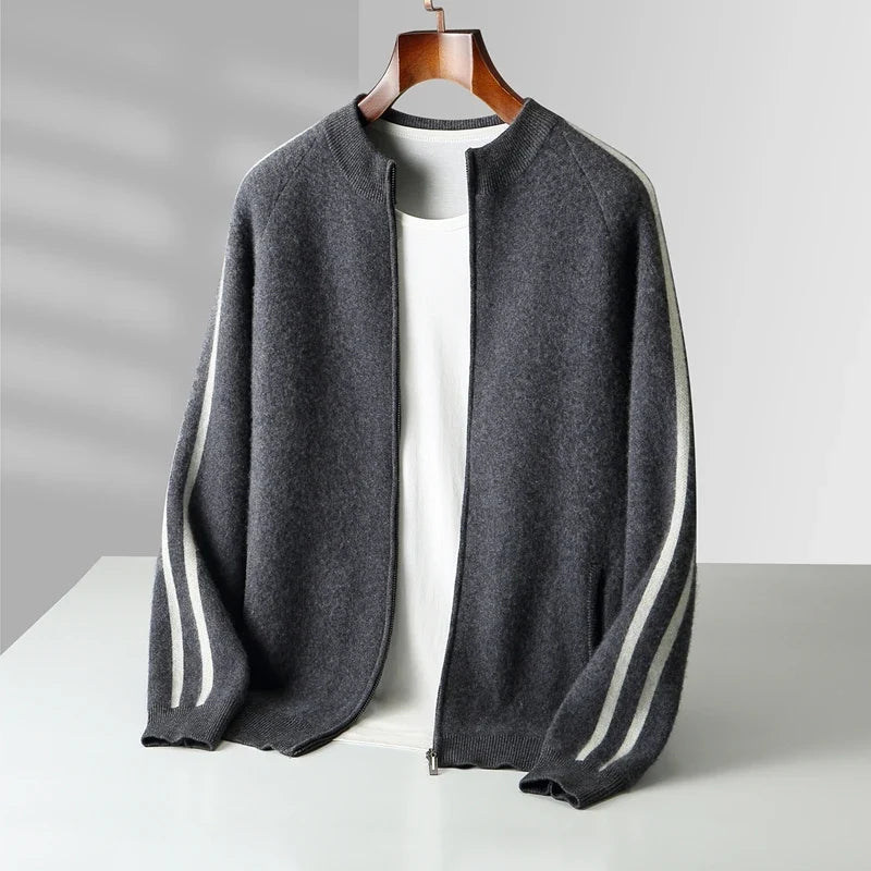 Callen Merino Stripe Cardigan